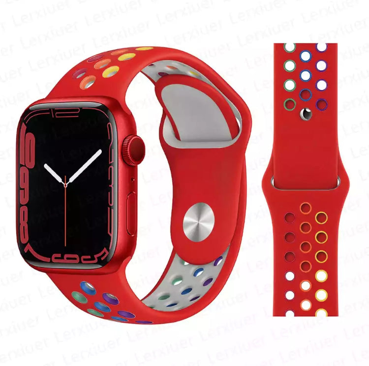 Signature Nike Apple Watch Silicone Sport Bands with Breathable Linings- for Selected Apple Watch 40mm Size - Super Savings Technologies Co.,LTD Signature Nike Apple Watch Silicone Sport Bands with Breathable Linings- for Selected Apple Watch 40mm Size - Super Savings Technologies Co.,LTD